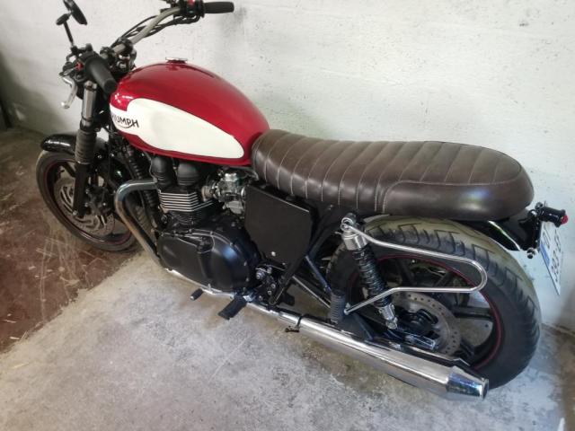 Bonneville 900 Bobber Triumph Rouge image 3