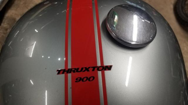 Thruxton 900 Triumph Gris image 6