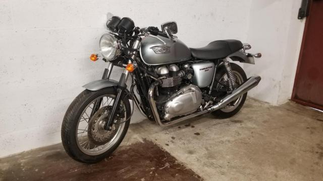 Thruxton 900 Triumph Gris image 4