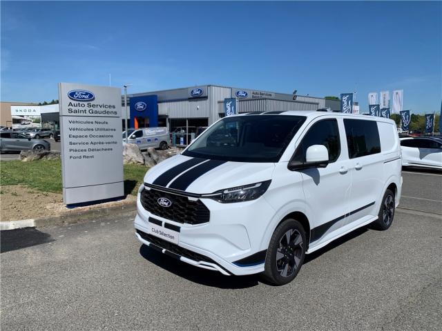 Ford Transit Custom Fourgon Ii Cabine Approfondie Ca 320 L2h1 2.5 Duratec 232 Ch Phev Cvt Sport