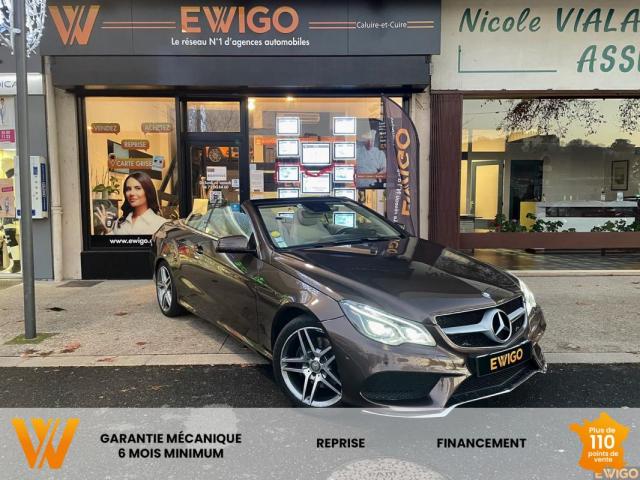 Mercedes Benz Classe E Cabriolet Ii 220 D 170 Ch Fascination Pack Amg 9g-Tronic