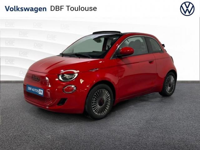 Fiat 500 500e My22 Serie 1 Step Cabriolet 500c E 95 Ch (red)