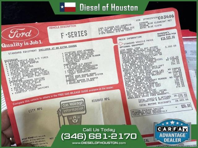 Ford F-250 Xlt 1owner 70k 5spd Diesel image 2