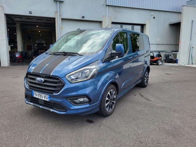 Ford Transit Custom Cabine Approfondie Ca 320 L1h1 2.0 Ecoblue 185 Bva Sport Tva Recuperable Pour Les Pros