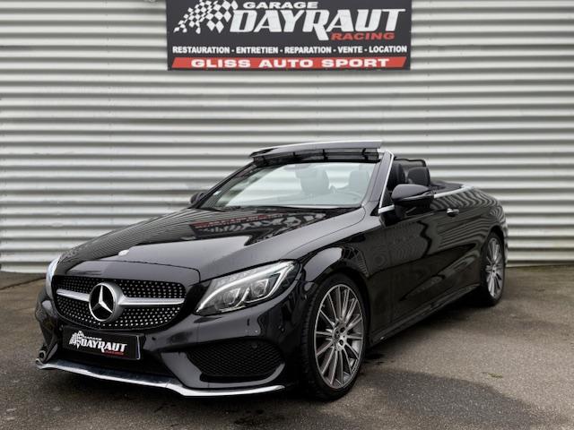 Mercedes Benz Classe C Cabriolet 220d 9g-Tronic 170cv Amg-Line *suivi à L'Appui Mercedes* Caméra*ja19cuir, Très Belles Options