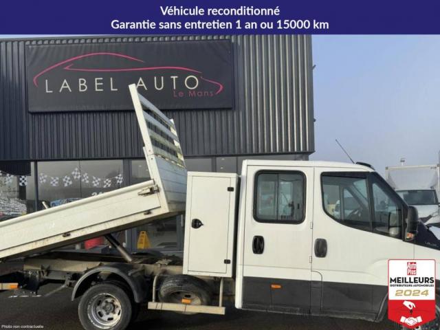Iveco Daily 35c14 Benne Coffre Double Cabine Rj 6 Places