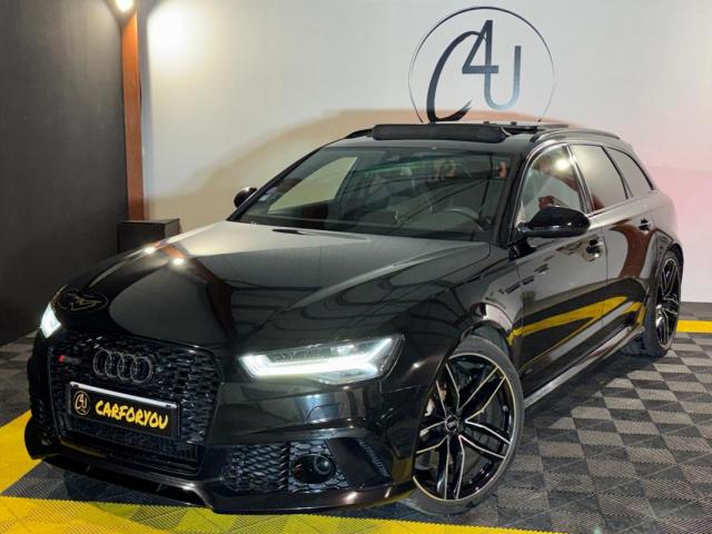 Audi Rs6 Avant (c7) Phase Ii Quattro 4.0 Tfsi V8 Tiptronic 560ch Toit Ouvrant, Echappement Rs, Son Bose