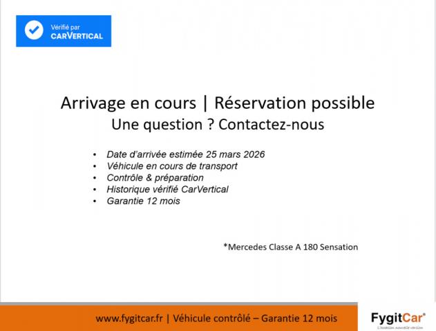 Mercedes Benz Classe A 180 122ch Sensation - 6cv