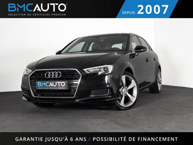 Audi A3 Sportback 30 Tdi 116ch Ja18p Cuir Chauff Gps Attelage Bi-Xenon Régul Tel 1°main S-Tronic 116