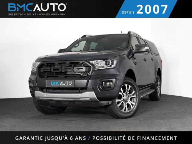 Ford Ranger Double Cabine Wildtrak 2.0 Tdci 213ch Bva 4x4 Ja18p Hardtop Carplay Camera Attelage Gps
