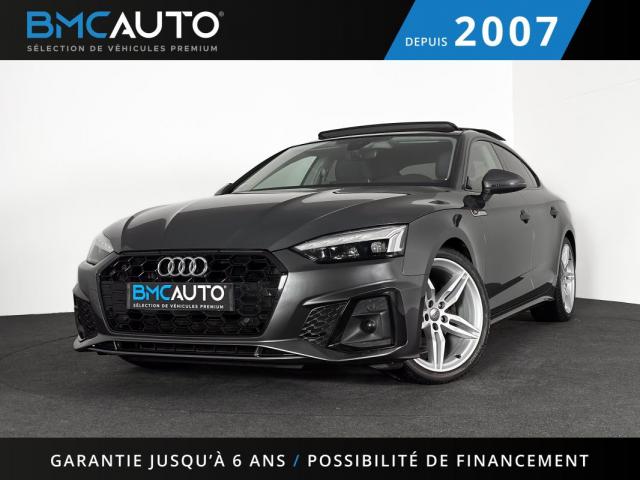 Audi A5 Sportback S-Line 35 Tdi 163ch S-Tronic Mhev Ja19p T.o Cuir Chauff Virtual Cockpit Camera Gps