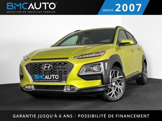 Hyundai Kona Edition 1 - 1.6 Gdi Hybrid 141ch Dct-6 Ja18p Hud Carplay Gps Regul Camera Dab Keylessgo