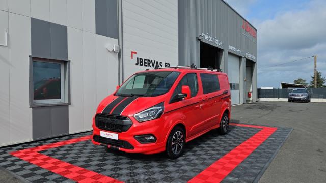 Ford Transit Custom Cabine Approfondie 320l1h1 2.0 Ecoblue 185 Cv Auto Sport