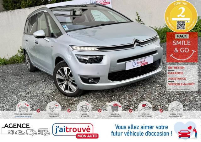 Citroen C4 Picasso 2.0 Bluehdi 150cv *216.500km*véhicule Sous Garantie 6 Mois*kit De Distribution Ok*dernier Entretien Et Ct Ok*ecrans Appui Têtes*caméra Recul*toit Panoramique*climatisation Automatique Bi-Zone*abs*esp