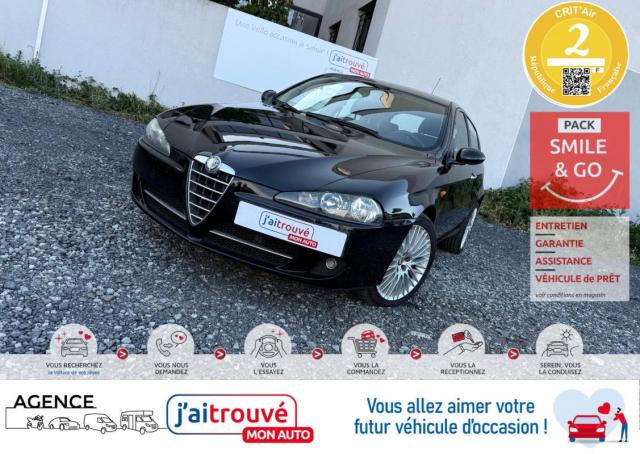 Alfa Romeo 147 1.6i 16v T.s. 105cv Twin Spark 5p 118 000km/véhicule Sous Garantie/jante Alu 17 ``modèle Rare``/climatisation/ct Révision Kit Distribution Ok