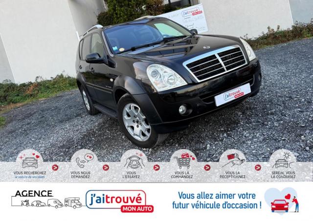 Ssangyong Rexton Ii 2.7 D 4x4 186cv 270 Xvd Sport (mercedes) Grand Luxe Bva Mode Winter Sport*vitres Teintées*attelage*marche Pied*barres De Toit*moteur à Chaine* Véhicule Sous Garantie Révision Ok* Carte Grise Moitié Prix (véhicule Plus 10 Ans)* équipé Pneus 4 Saisons (