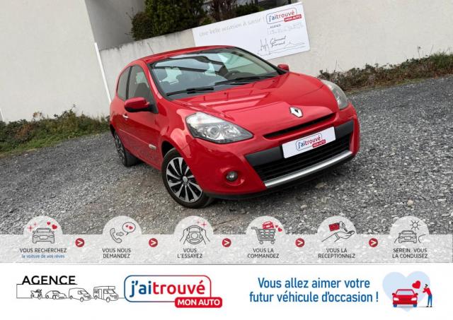 Renault Clio Iii 1.2i 16v 75cv Red Color Dynamique Crit'Air 1 *1°main*175 000km*véhicule Sous Garantie*ct Révision Kit Distribution Ok*carte Grise Moitié Prix (véhicule Plus De 10 Ans)*plus 100 Points Contrôles Effectue*pneus 4 Saisons (m+s)*climatisation*fixation I
