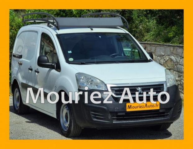 Peugeot Partner Fourgon 3 Places 1.6 Bluehdi 100 Bvm5 Pack Clim + Galerie De Toit + Serrure Anitvol