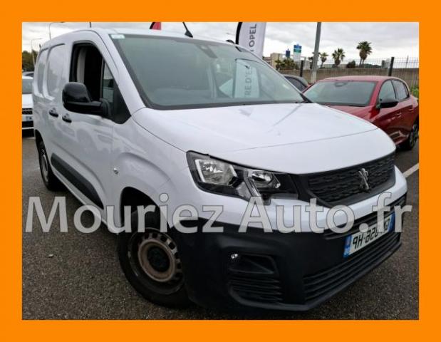 Peugeot Partner Fourgon L1 M Bluehdi 100 Bvm6 + 3 Places + Double Cameras + Radars Av Et Ar + Gps Tactile