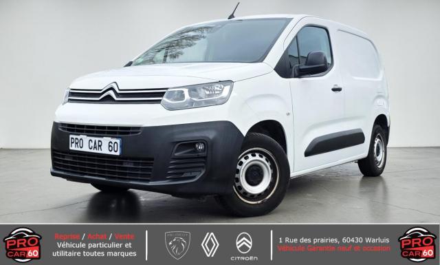 Citroen Berlingo 1° Main 1.5 B Hdi 100cv Pack Driver 3 Places Caméra / Tél Clim