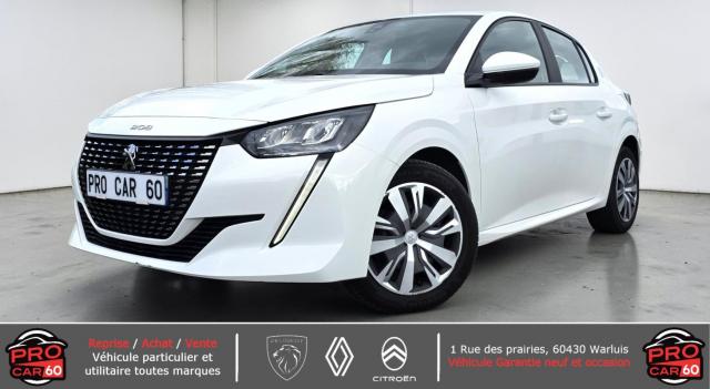 Peugeot 208 1° Main 1.2 Essence 100cv 5 Places Active Business Tél / Clim Régul