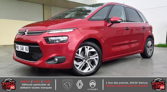 Citroen C4 Picasso 1° Main 1.6 E Hdi 115cv Exclusif Entretien Complet / Distri + Embrayage Neuf Très Bien Optionné