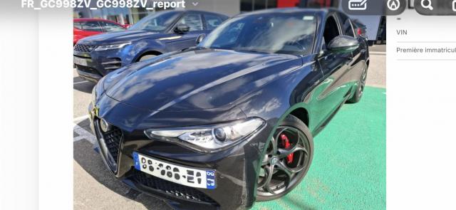 Alfa Romeo Giulia 2.2 190 At8 Sprint Toit Ouvrant
