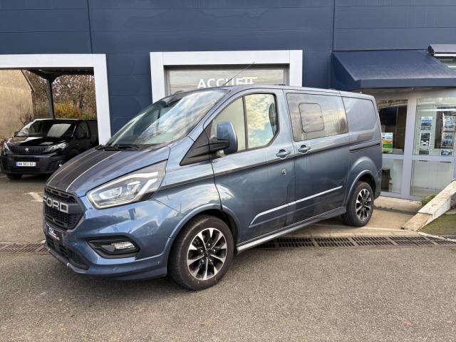Ford Transit Custom 2.0l 185 Cv Sport L1 H1 Cabine Approfondie Bva + Attelage - 5 Places Tva Recuperable