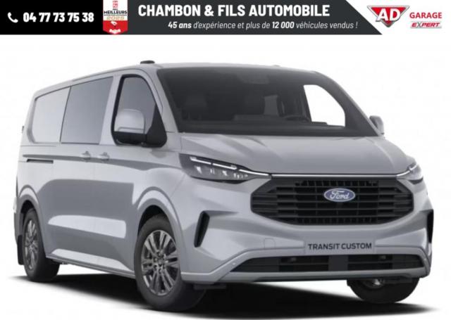 Ford Transit Custom Cabine Approfondie Ca 320 L2h1 2.0 Ecoblue 170 Ch Bva8 Limited Prix :40825 Ht