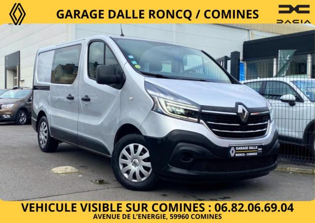 Renault Trafic 2.0 Dci Edc Grd Confort 6 Places L1h1 1000 Cabine Approfondie Boite Automatique/radars/gps/roue De Secours