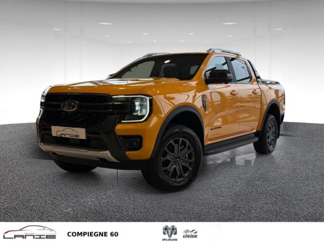 Ford Ranger Double Cabine 2.0 Ecoblue 205 Ch S&s Bva10 E-4wd Wildtrak Camera 360°