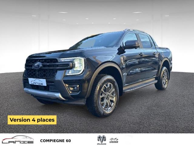 Ford Ranger Double Cabine 2.0 Ecoblue 205 Ch S&s Bva10 E-4wd Wildtrak Camera 360°