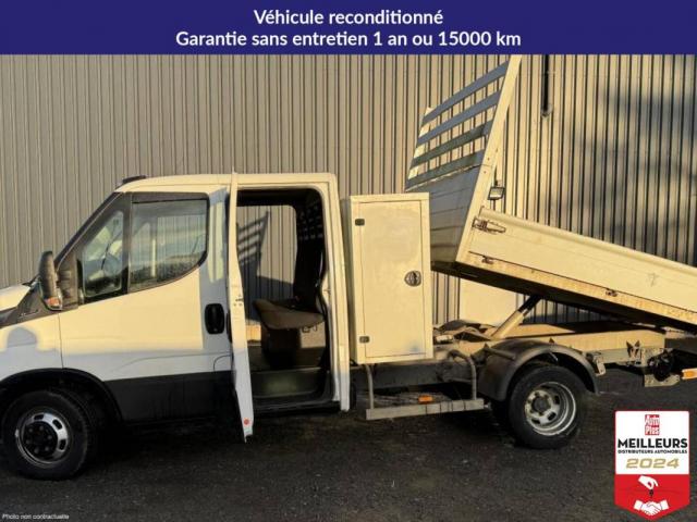Iveco Daily 35c14 Benne Coffre Double Cabine Rj 6 Places
