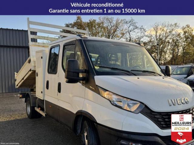 Iveco Daily 35c14 Benne Coffre Double Cabine Rj 6 Places