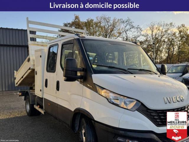 Iveco Daily 35c14 Benne Coffre Double Cabine Rj 6 Places