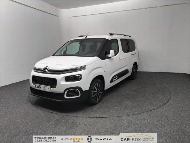 Citroen Berlingo Xl Shine Blue Hdi 130 Ch Bvm -1ere Main-Navigation-Radars-Camera-Attelage-Affichage Tete Haute