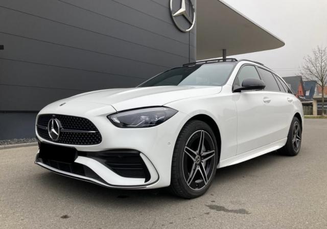 Mercedes Benz Classe C Touring 300e 313 Amg Line Hybride Rechargeable / Toit Ouvrant Coffre Et Sieges Elec Mbux Etendu