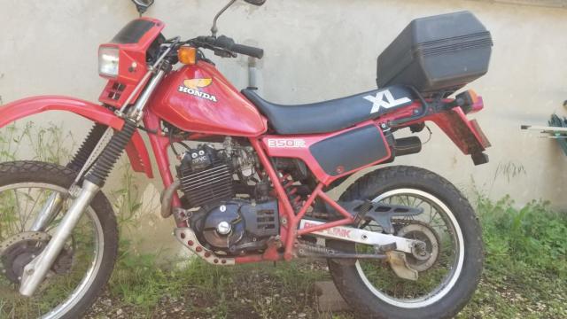 Xlr 350 Honda Rouge image 4