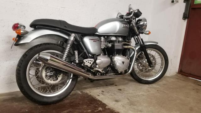 Thruxton 900 Triumph Gris image 1