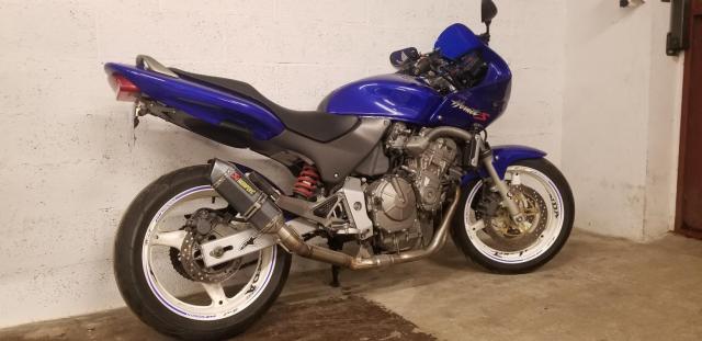 Honda Hornet 600 S Honda Bleu image 2