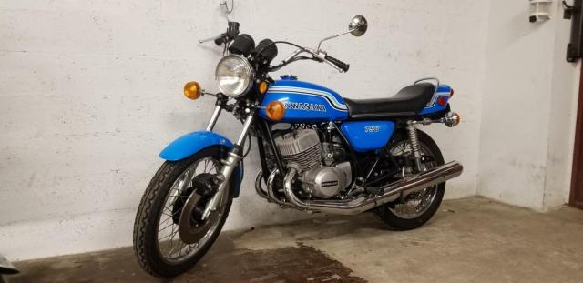 H2 750 Kawasaki Bleu image 4