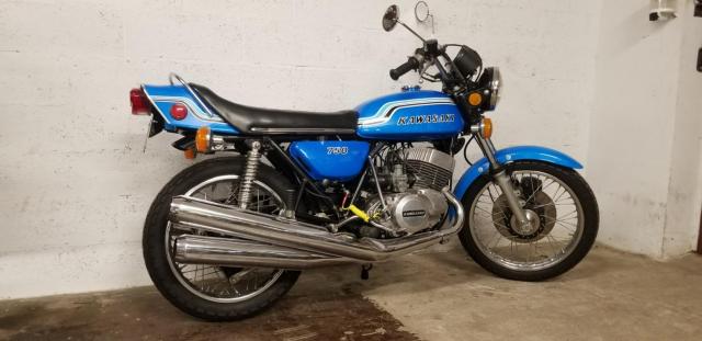 H2 750 Kawasaki Bleu image 1