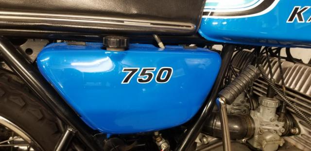 H2 750 Kawasaki Bleu image 6