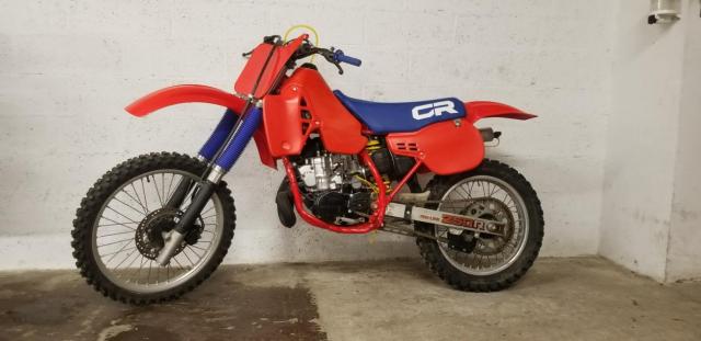 Cr 250 Honda Rouge image 4