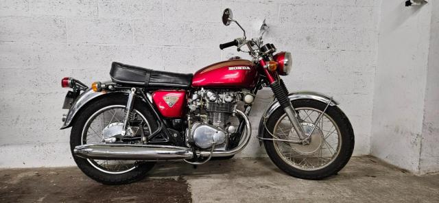 Honda Cb 450 Honda Rouge 0450 021