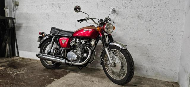 Cb 450 Honda Rouge image 6