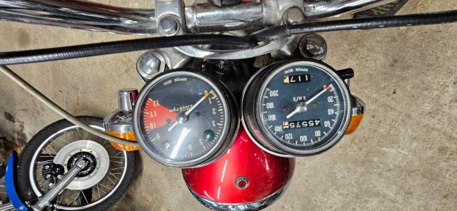 Cb 450 Honda Rouge image 7